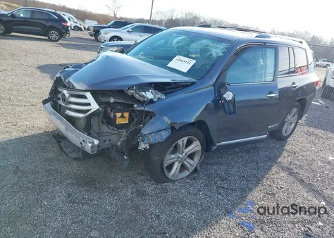 2013 Toyota Highlander Limited V6 из США, поврежденный, VIN 5TDDK3EH0DS226828